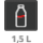 1.5L PET fľaša